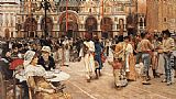 William Logsdail Piazza of St Mark's, Venice painting